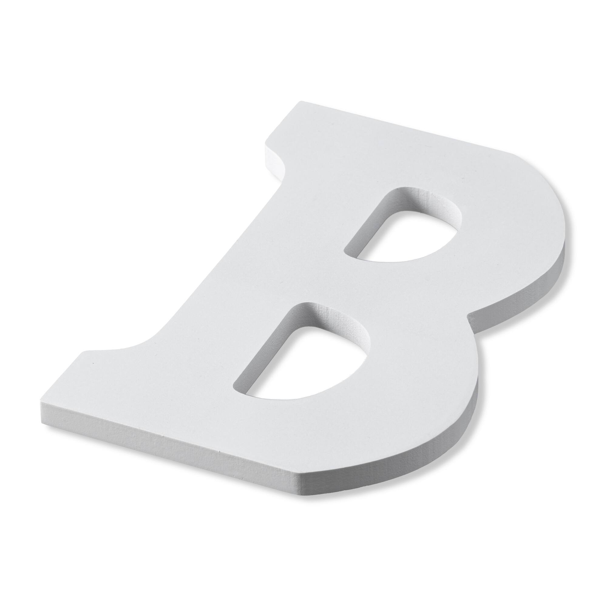 9" White MDF Whimsy Letter by Make Market